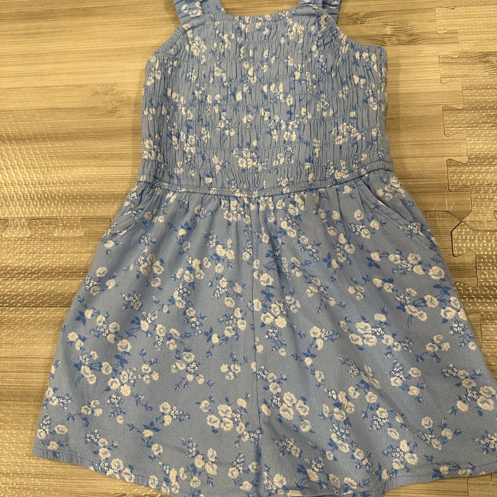 Abercrombie Kids Blue Floral romper